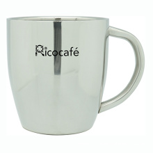 Taza de té de acero inoxidable doble pared 280ml